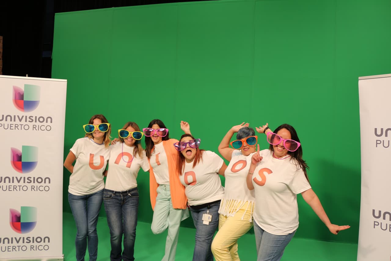 Empleados y talentos de Univision Puerto Rico formaron parte de la campaña.
