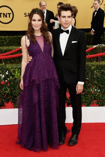 Keira con su pareja.