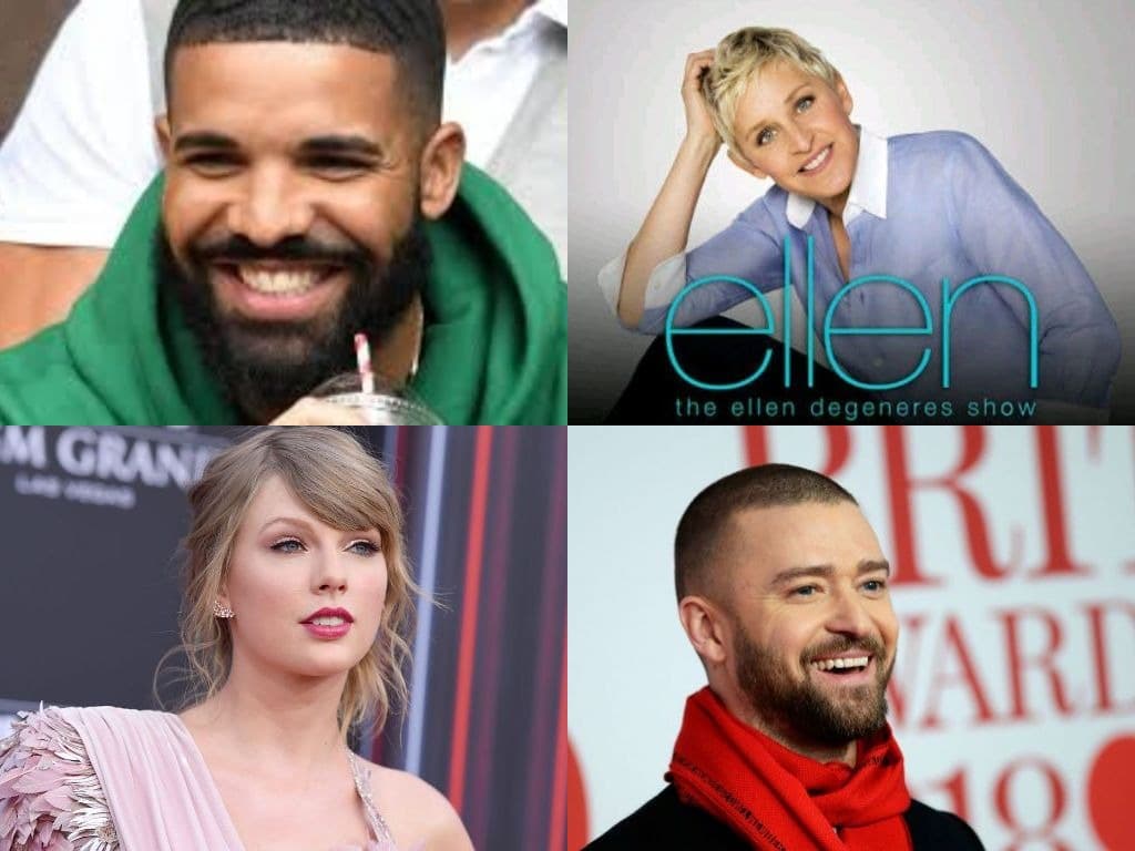 Estas celebridades también fueron impactadas por la limpieza que hace Twiter de las cuentas falsas o sospechosas. 
<b>El cantante @drake</b> bajó un millón de seguidores, quedando en 36,50,000. 
<b>@jtimberlake</b> se afectó en 1 millón 800 mil menos, quedando en 64 millones de followers .La cantante 
<b>@taylorswift</b> perdió 2,300,000. Ellen Degenres con su cuenta @theellenshow también dejo de tener 2 millones de seguidores. 
<i> Redes Sociales.</i>