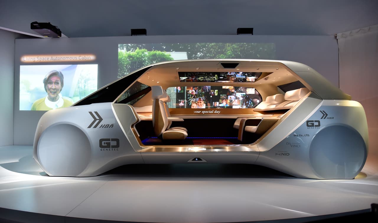 Este es concepto de vehículo autónomo. David Becker