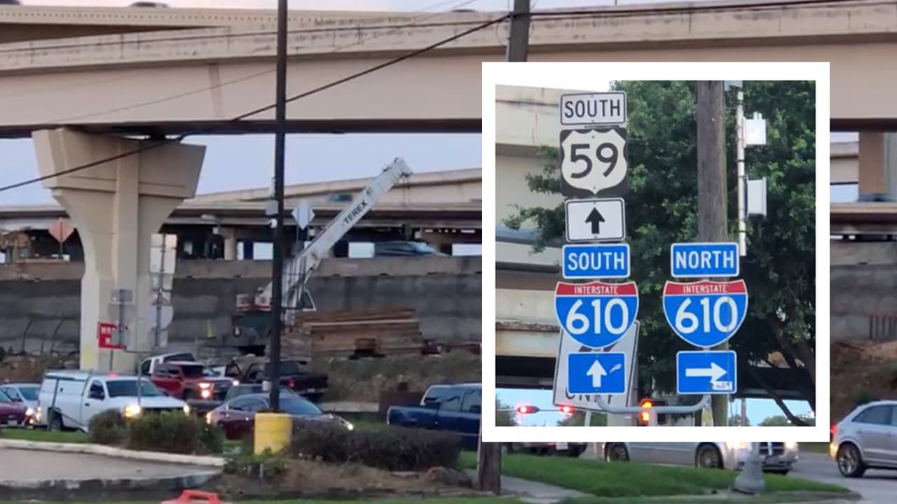 Cierran la rampa que conecta la 59 y la 610 en Houston hasta finales de 2021