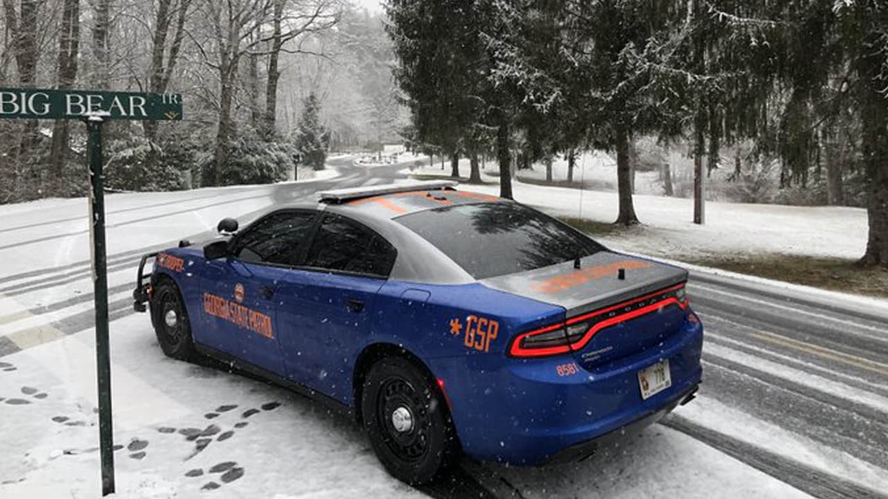 Cuidado en la carretera: reportan nieve en varios puntos de Georgia, incluido Gwinnett