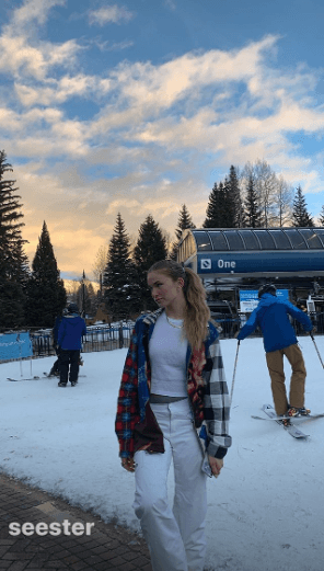 Hannah capturó la esencia de su hermana Nicole en esta fotografía, con esta imagen también recordarán las primeras vacaciones familiares de 2020.