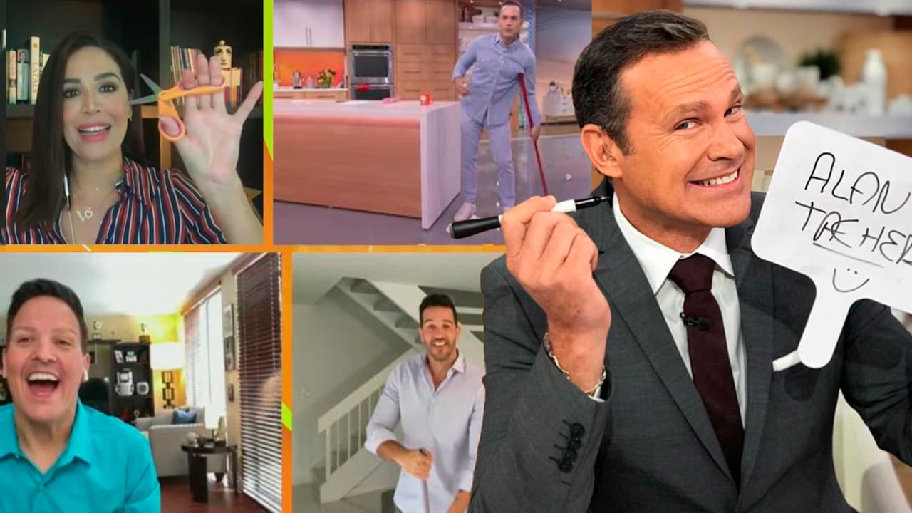 Ser zurdo como Alan Tacher tiene su chiste: Karla, Yisus, Carlos y Raúl lo comprobaron en este divertido reto