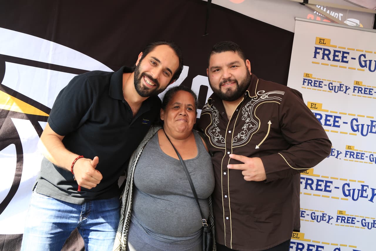 El Free-guey show es muy querido por su público y estas fotos lo demuestran.