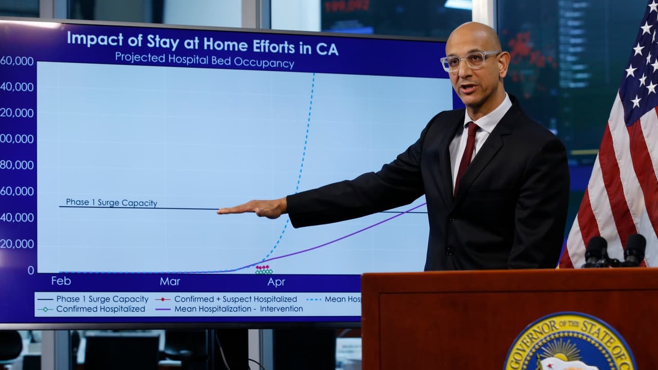 Así es como California está aplanando la curva de contagios de coronavirus con su toque de queda