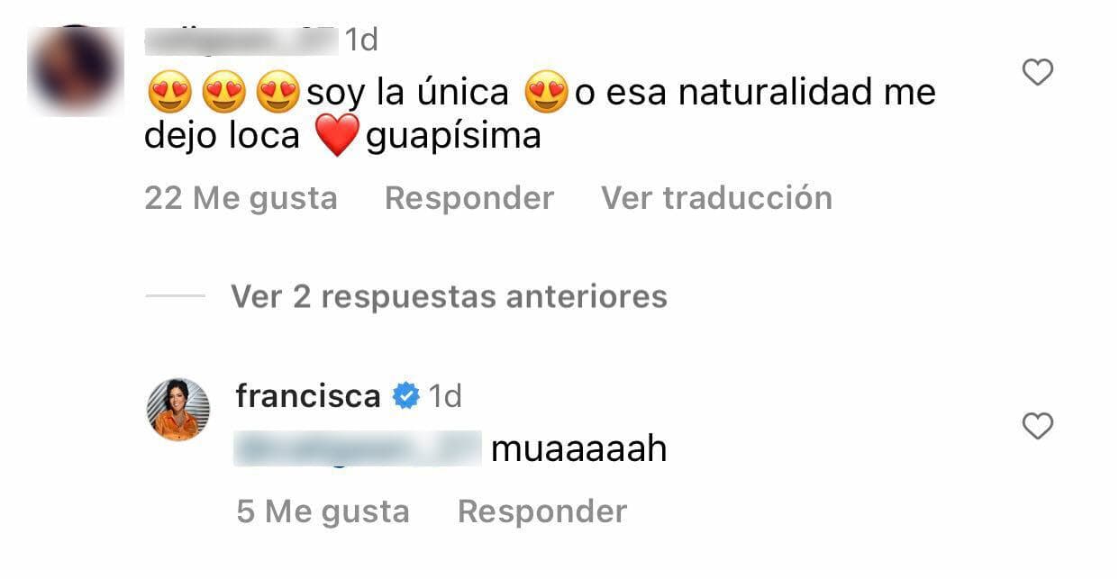 Y también hubo quienes le dijeron que esa "naturalidad" los "volvía locos". 
<br>