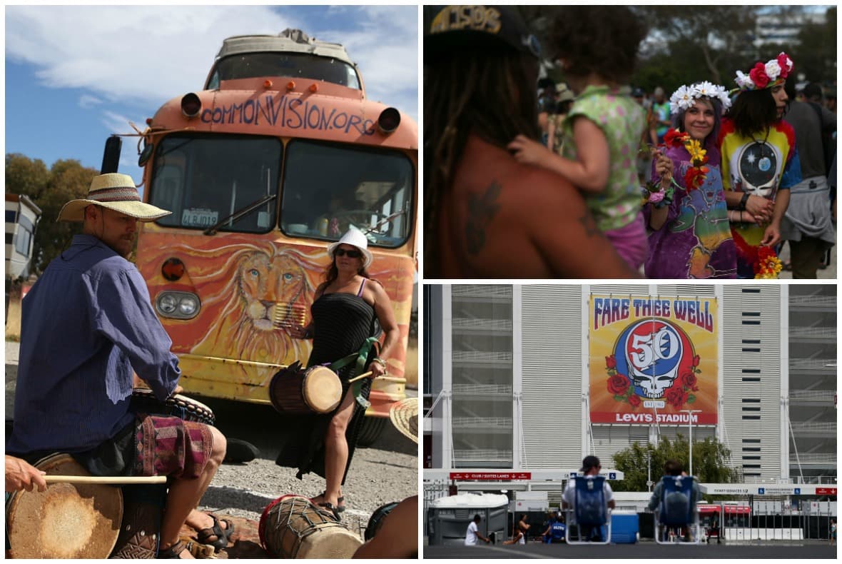 En junio de 2015 la legendaria banda psicodélica The Grateful Dead llevó a cabo en el Levi's dos de sus últimos cinco conciertos para conmemorar 50 años de su formación.
