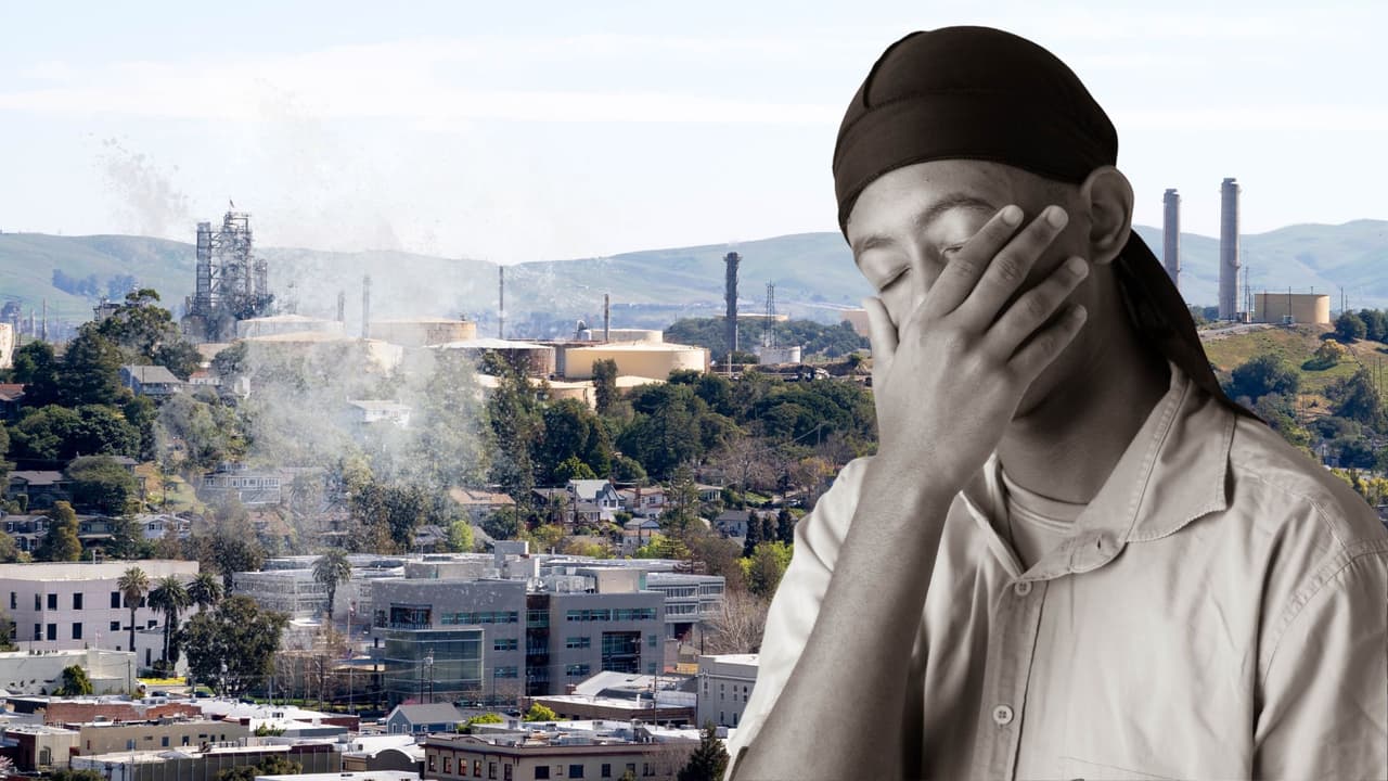 Se riega polvo de la refinería de Martínez y piden a la población no respirarlo