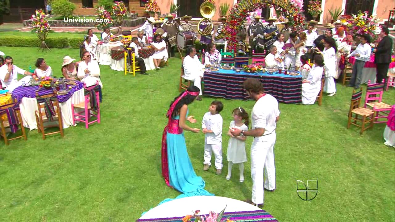 Luciana y Rodrigo se casaron en una ceremonia tradicional en Un Refugio para el Amor.