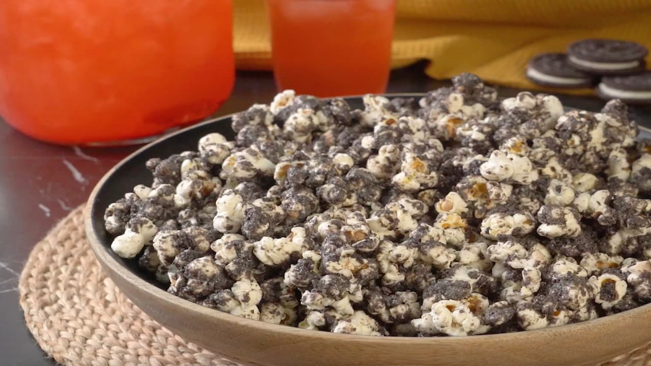 Palomitas con galleta oreo