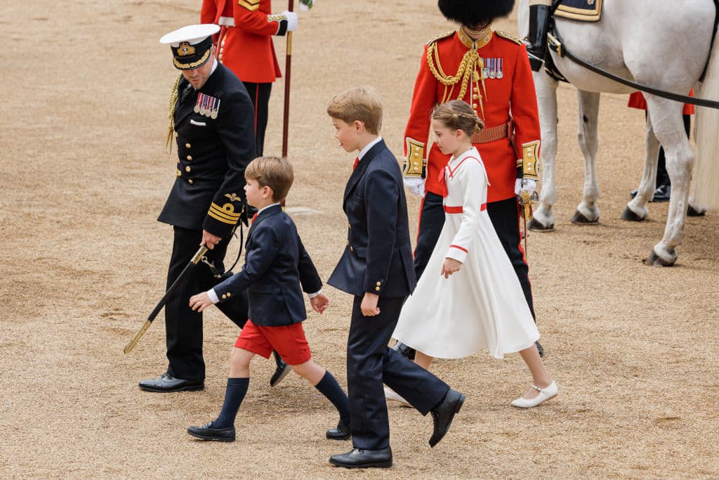Los príncipes George, Louis y la princesa Charlotte robaron cámara en el desfile Trooping the colour.