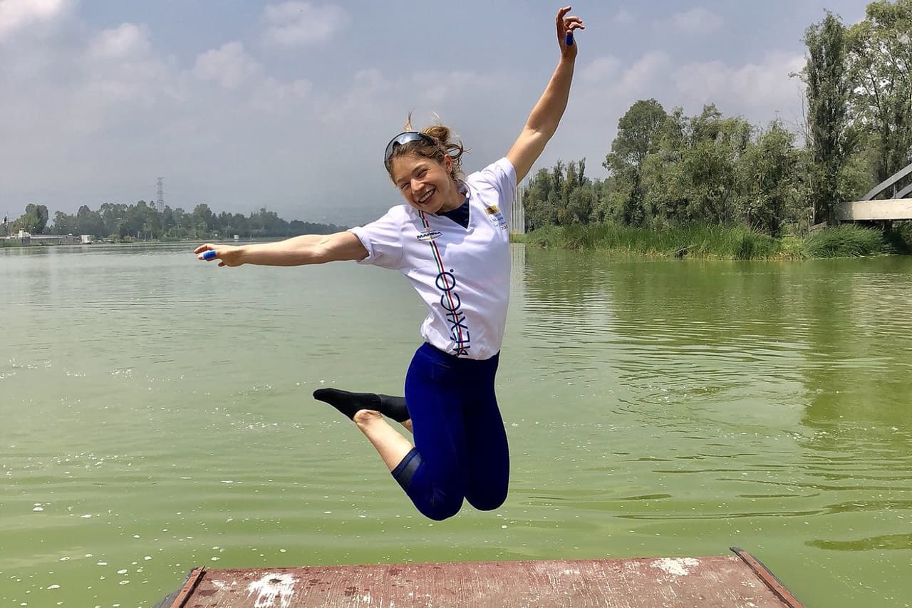 Oro para la mexicana Beatriz Briones en canotaje K1 500 m.