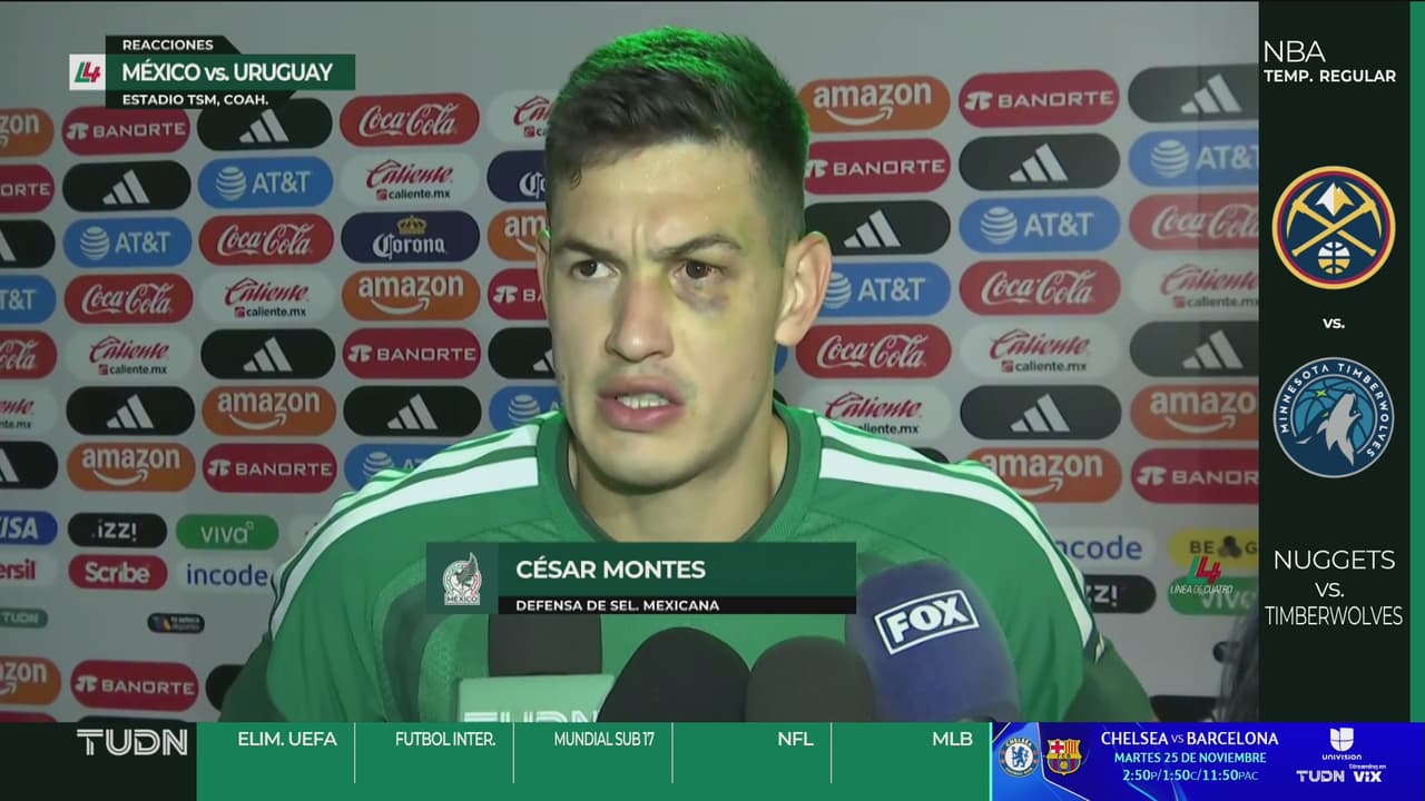 Un empate a cero es un punto en el Mundial: César Montes