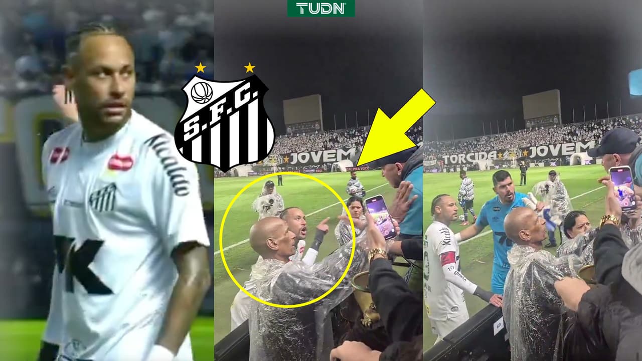 Neymar explota contra los aficionados tras derrota del Santos
