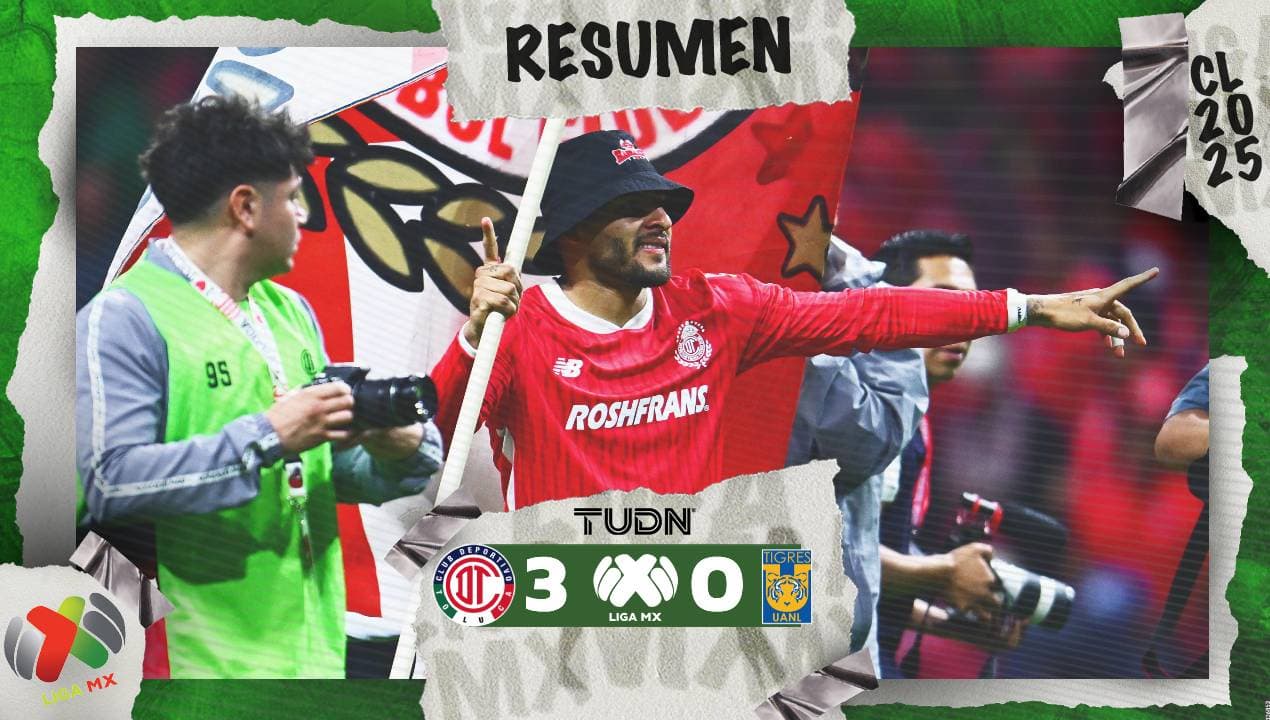 Alexis Vega califica a Toluca a la Final con brutal actuación vs. Tigres