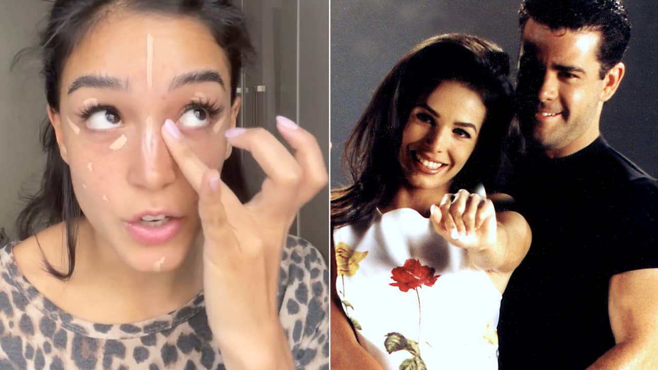 Ale Capetillo se transformó en Biby Gaytán: recreó uno de los looks más icónicos de su juventud