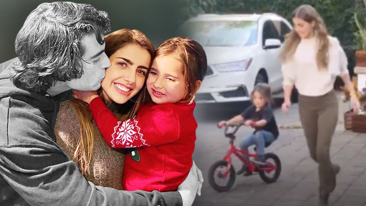 Sin Danilo Carrera, el hijo de Michelle Renaud logra andar en bicicleta sin rueditas