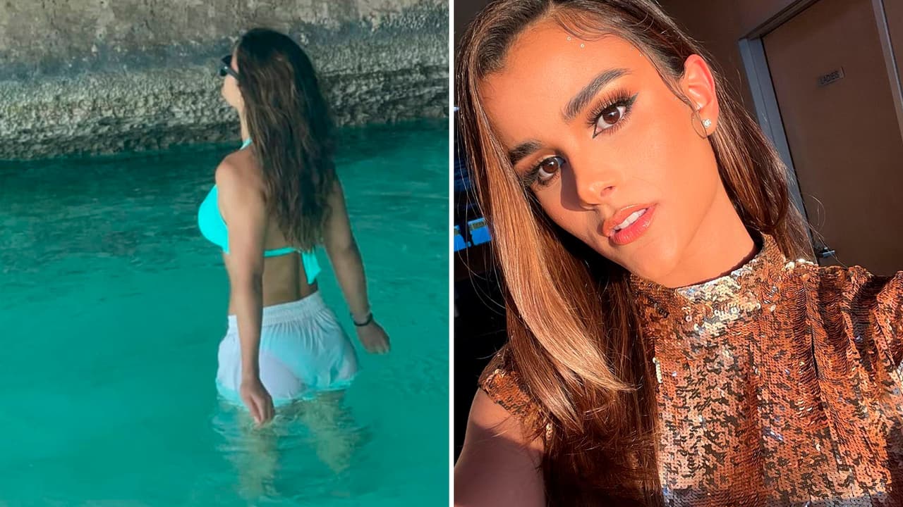 Clarissa Molina lució espectacular en bikini y sin una gota de maquillaje en las Bahamas
