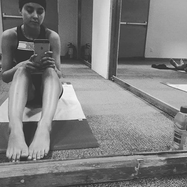 Es súper fan del gimnasio.