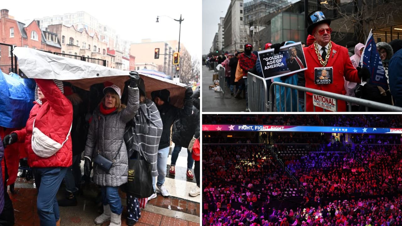 Miles de simpatizantes acuden a 'rally de la victoria' de Donald Trump en DC