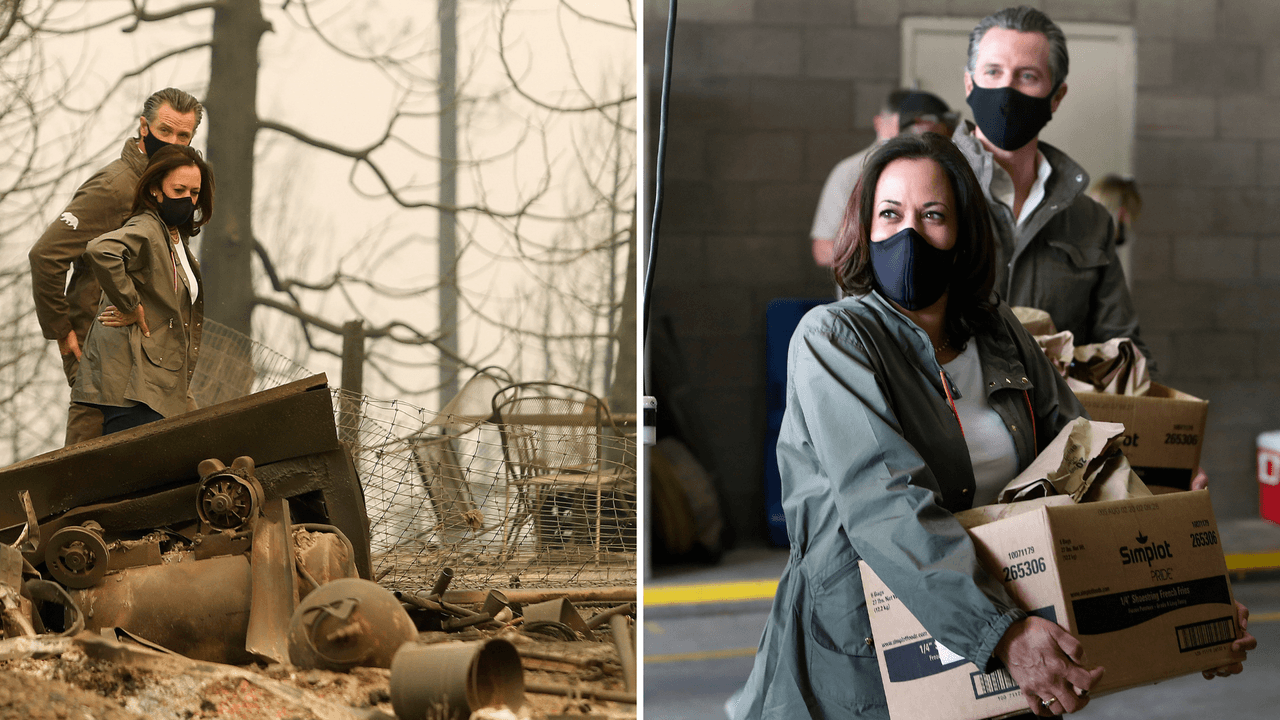 Kamala Harris reconoce a latinos durante su visita a California