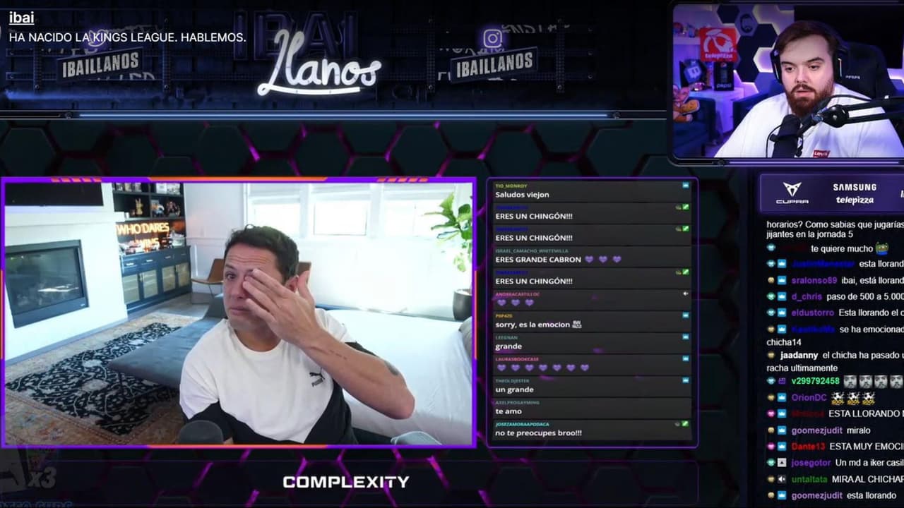 Chicharito llora al conocer a Ibai: "No puedo creer esto... ¡No m@m3s!"