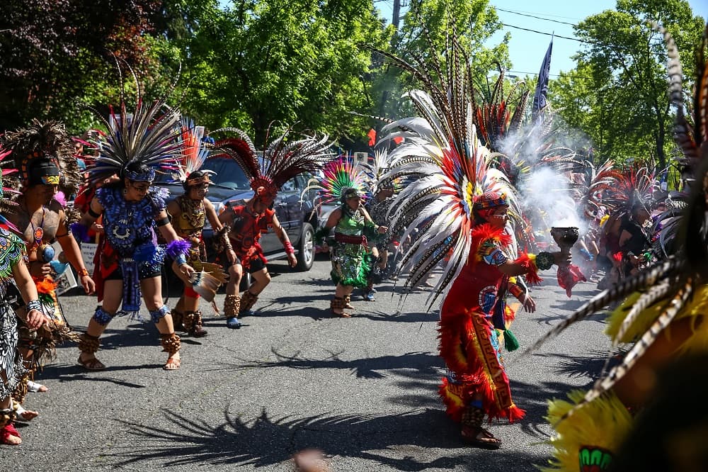 Manifestación por la reforma migratoria en Seattle.