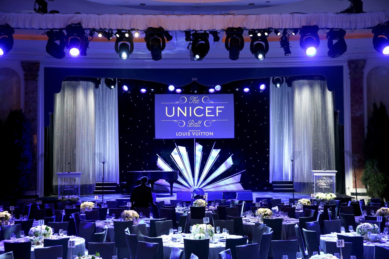 The UNICEF ball' fue presentado por la marca 'Louis Vuitton'.