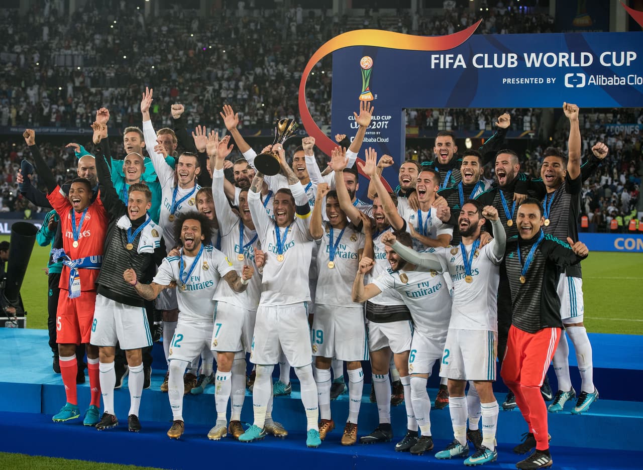 El equipo Merengue se convirtió en el primer bicampeón del Mundial de Clubes al vencer 1-0 al Gremio en la final. Y el festejo no se hizo esperar entre todas las figuras del conjunto español que consiguió su quinto título del 2017.