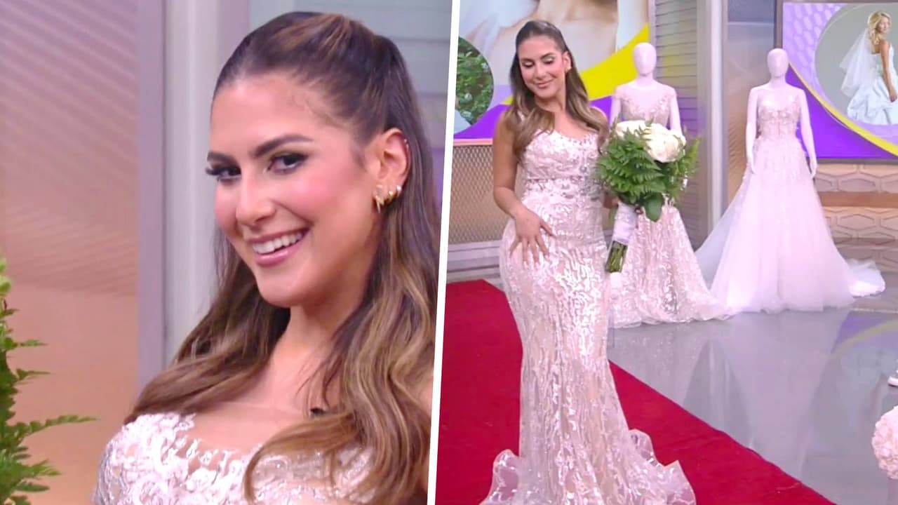 Tendencias en vestidos de novia: Jessi Rodríguez desfiló con un traje que acaparó las miradas