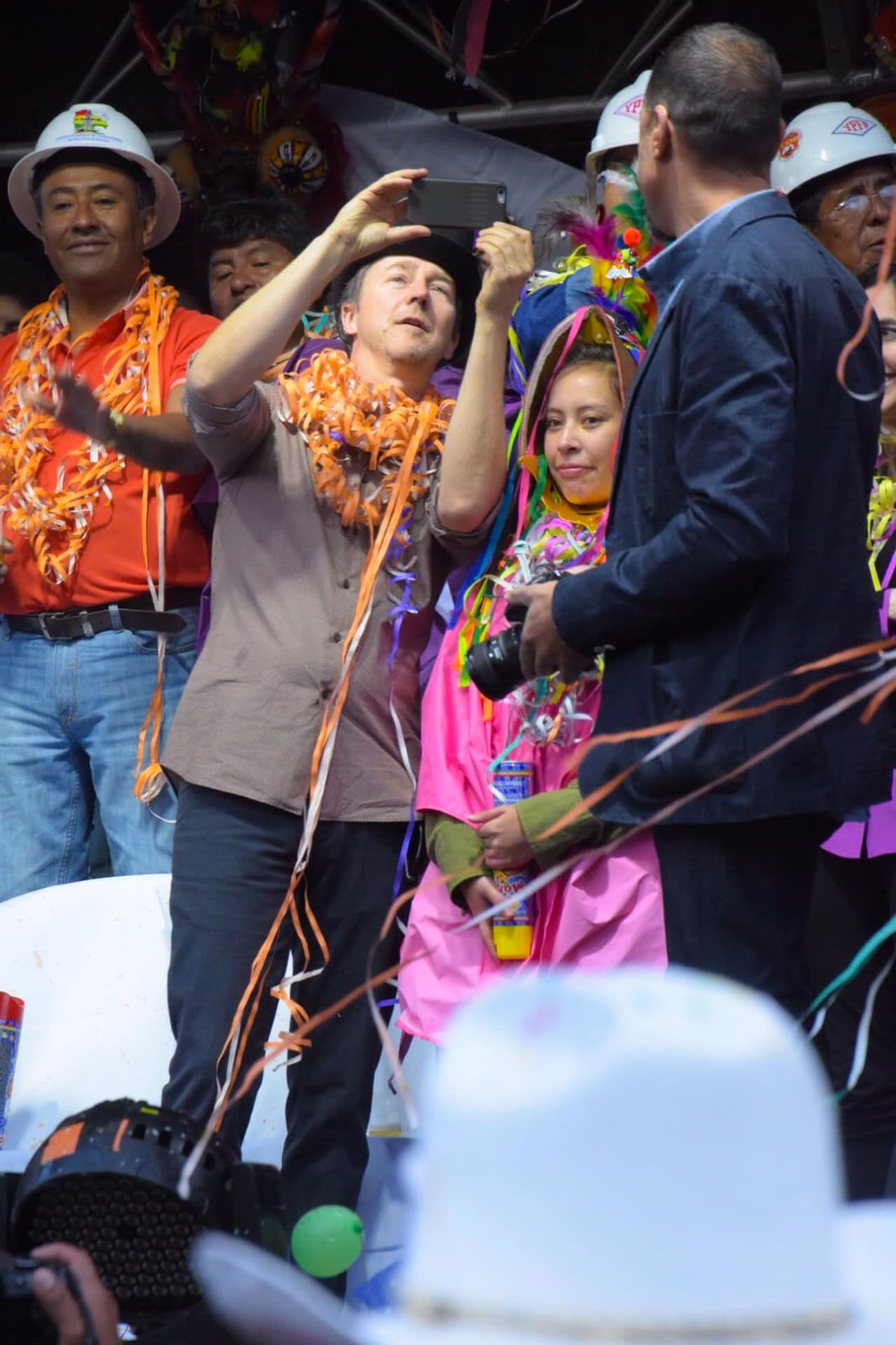 Sacó fotos que compartió en sus redes.