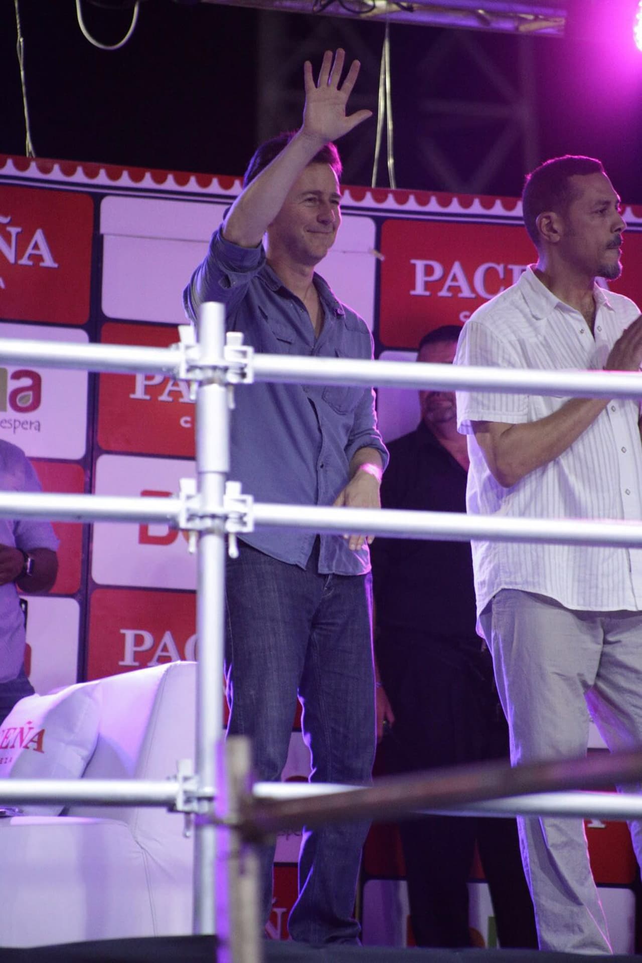 Y se la pasó de fiesta en fiesta en el carnaval de Oruro.