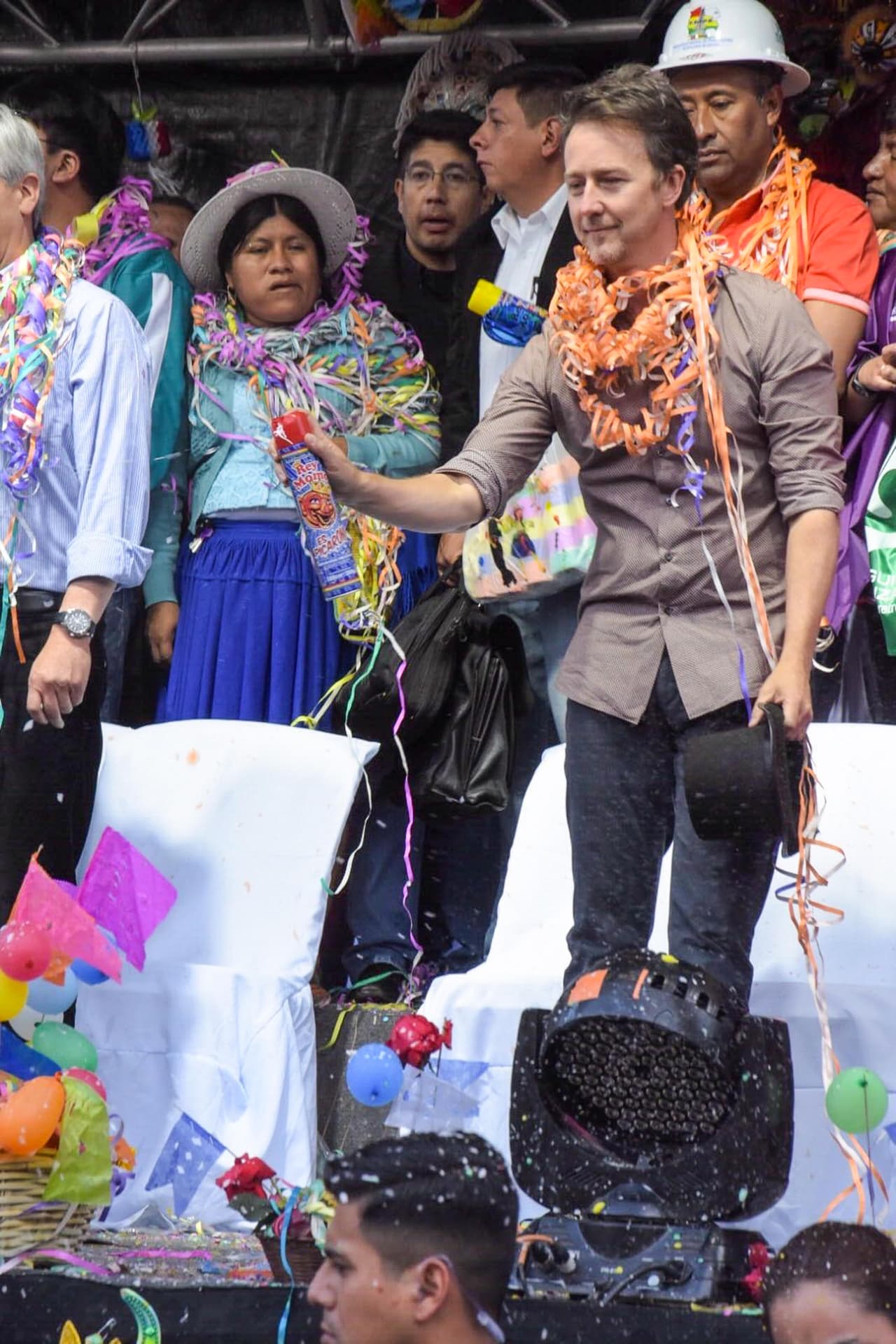 La visita del famoso también fue promovida por el Ministerio de Culturas.