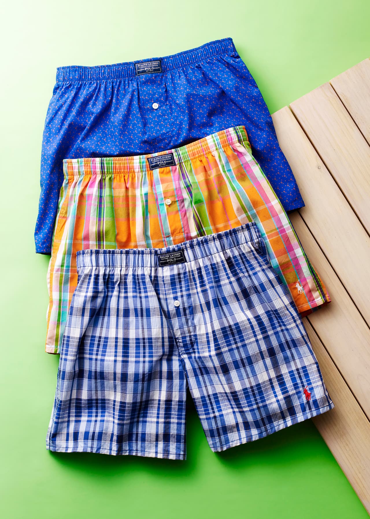 Regálale comodidad y estilo a tu papá con estos 'boxers' de Ralph Lauren.