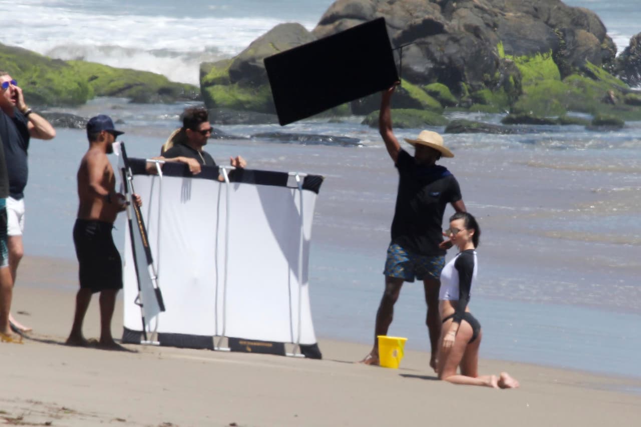 Y también, todo el equipo la cuidaba con filtros y reflectores.