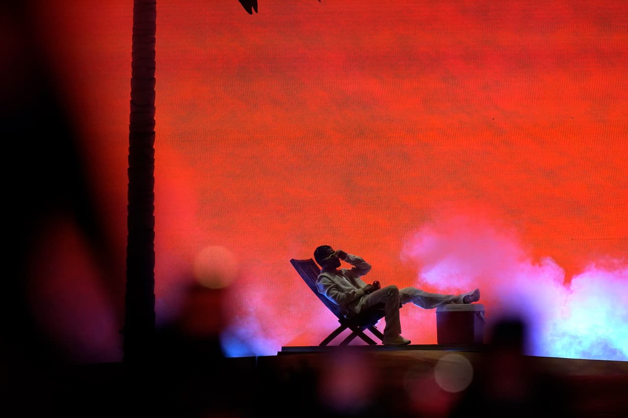 Bad Bunny durante una presentación en el Hard Rock Stadium, de Miami, en agosto de 2022.
