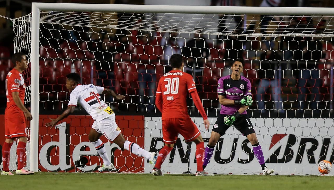 Toluca es humillado con goleada de Sao Paulo en la ida de octavos de final