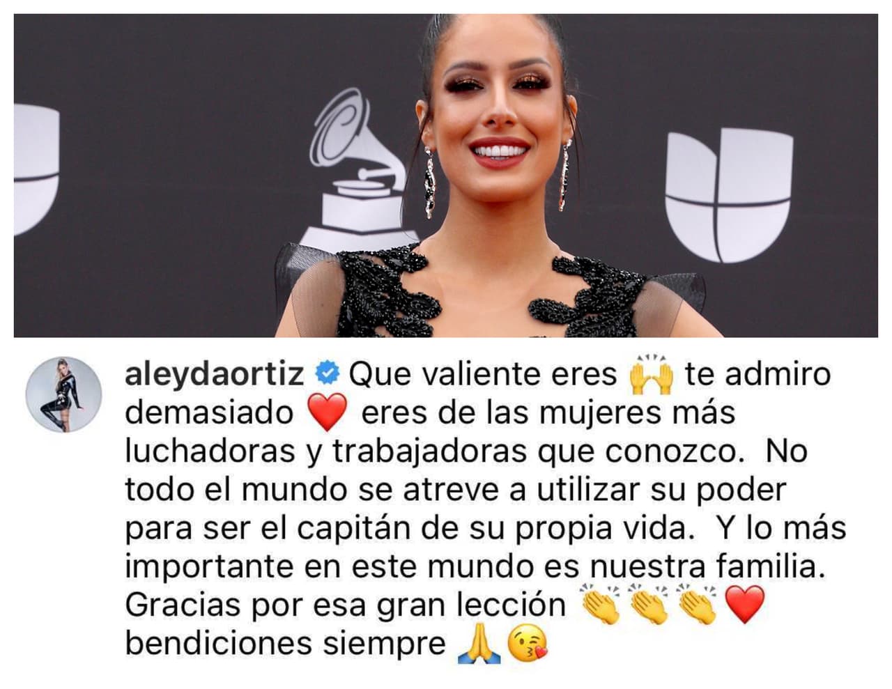 Mientras que 
<b>Aleyda Ortiz</b> calificó a Ana Patricia como una de "las mujeres más luchadoras y trabajadoras" que ha conocido.