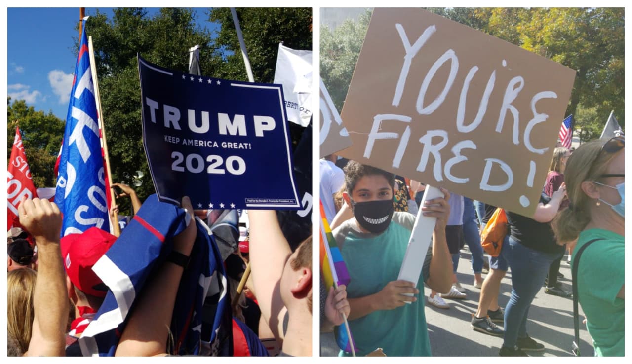 Capitolio de Texas se convierte en el escenario de protestas y celebración por resultados presidenciales 
