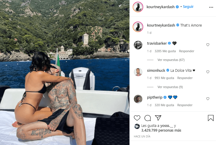 El 29 de agosto la pareja disfrutó del recorrido turístico con fotógrafos tras ellos, esto luego de haber sido vistos vacacionando en la costa italiana a bordo de un yate.