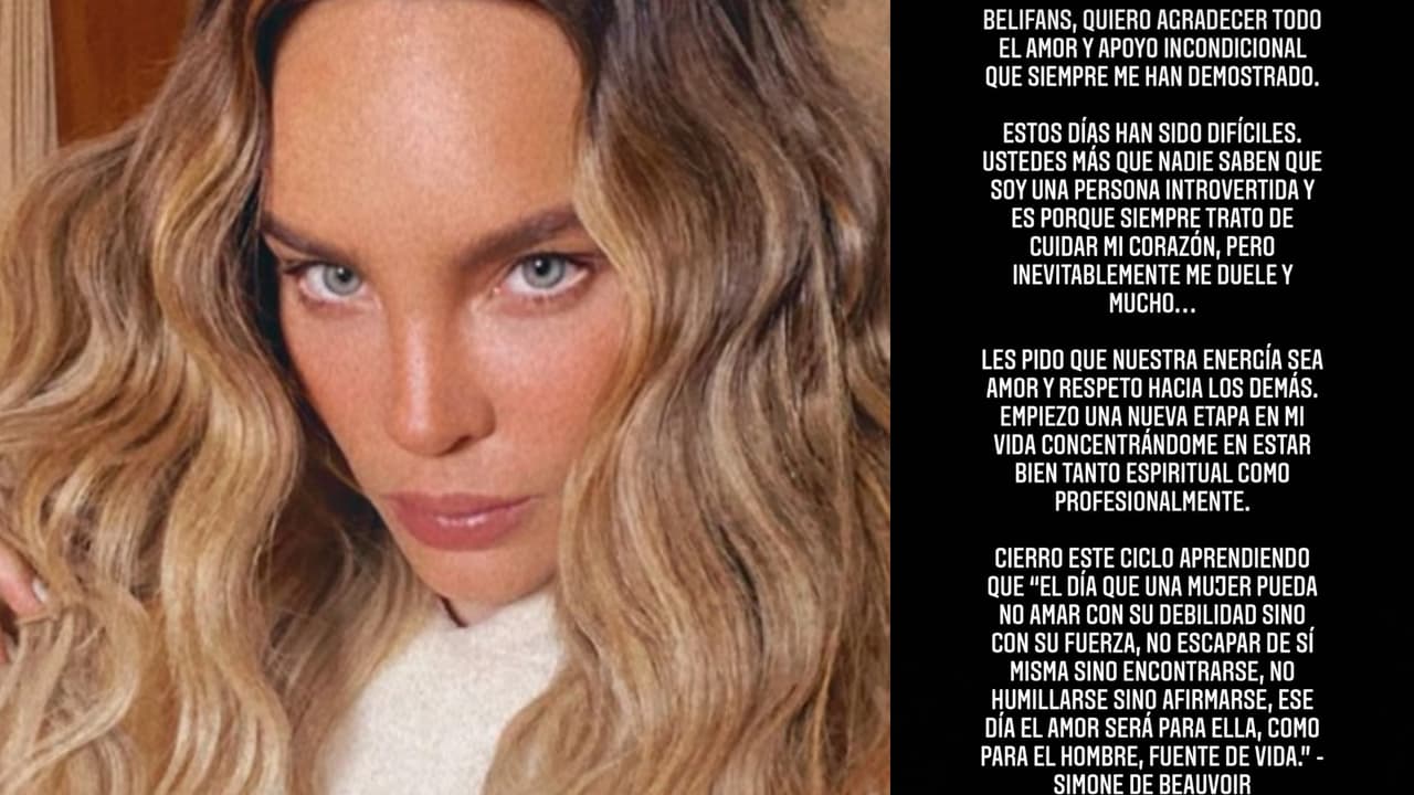 Este fue el mensaje de Belinda tras la ruptura con Christian Nodal.