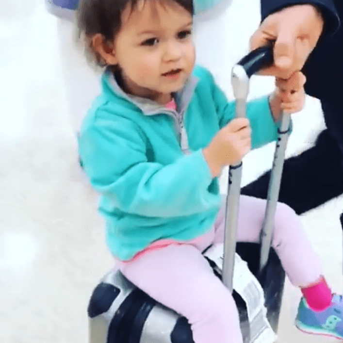 Actualmente María Magdalena tiene 4 años y su papá ha compartido imágenes para mostrar lo grande que luce y el cariño que siente por ella.