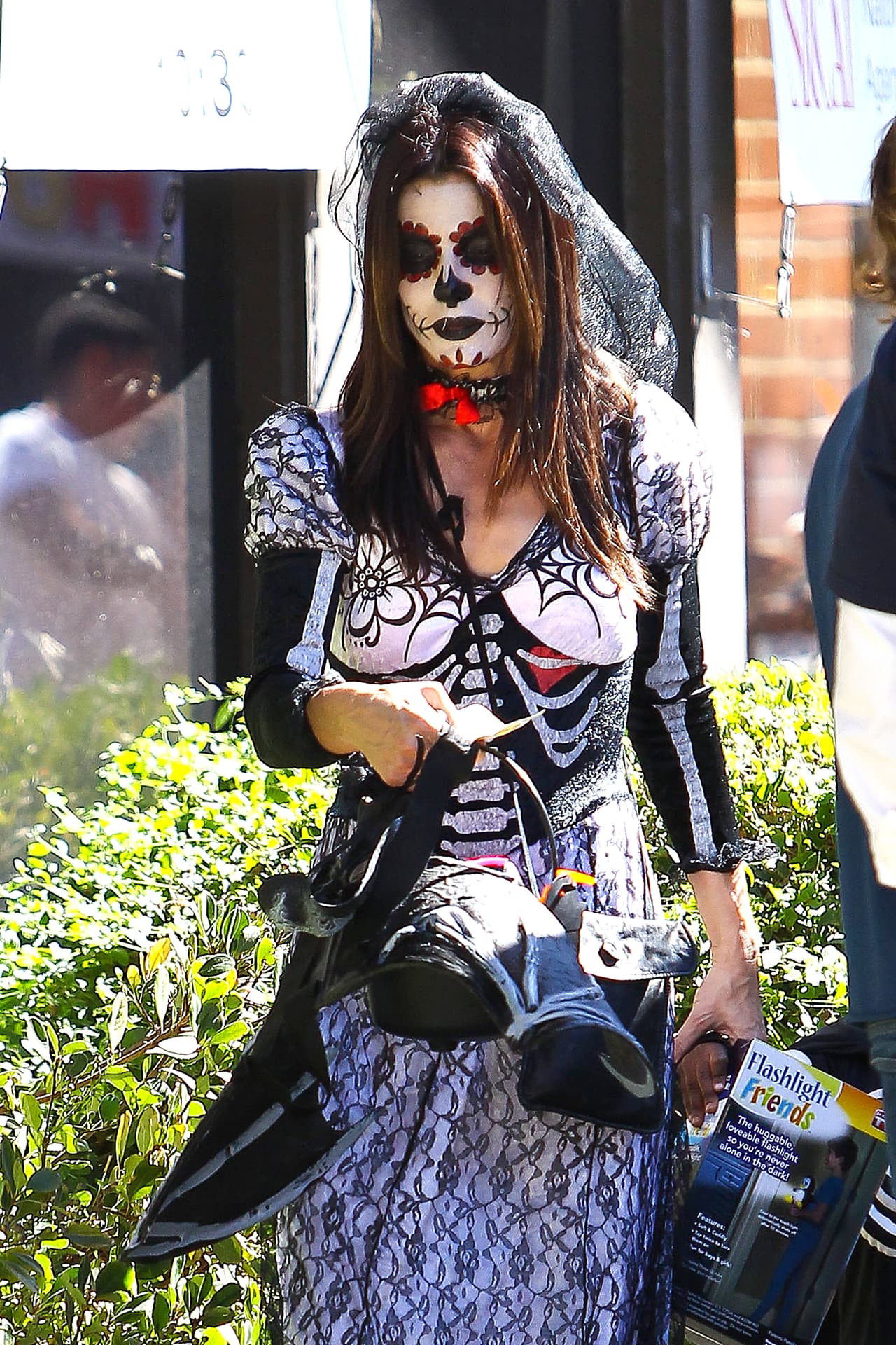 Otra catrina famosa es la que presentó la actriz Sandra Bullock.