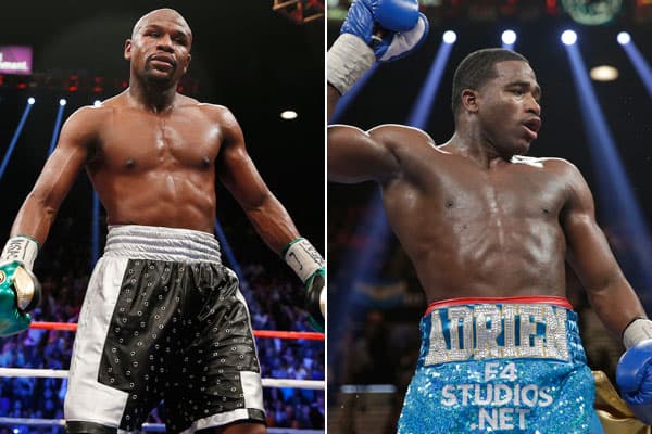 Floyd Mayweather Jr. y Adrien Broner se pelean