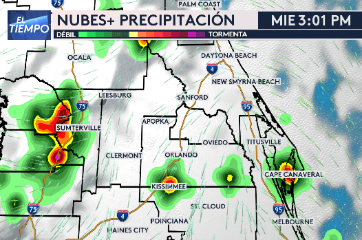 También podríamos tener algunas inundaciones locales y numerosas descargas eléctricas.