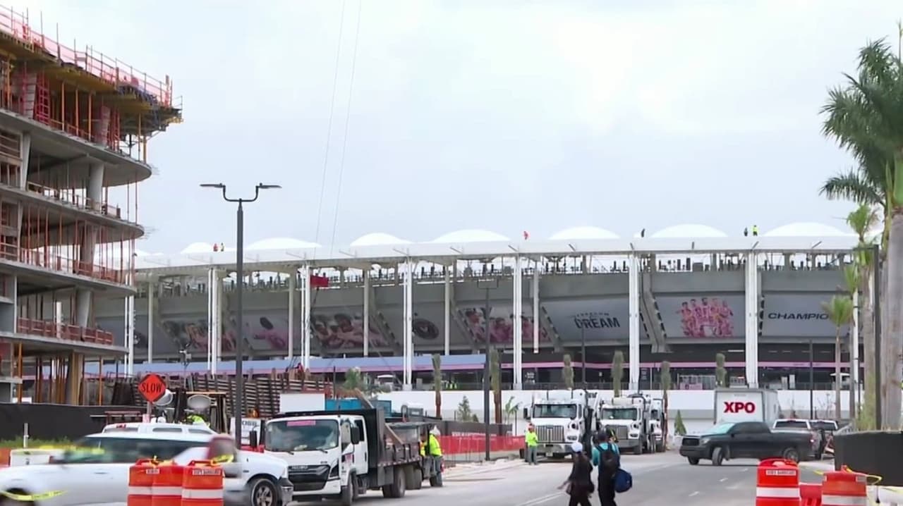 Todo listo para la inauguración del estadio del Inter Miami: vecinos preocupados por la congestión