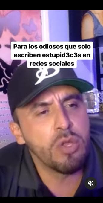 "Para los odiosos que 
<b>solo escriben estupideces en redes sociales</b>", escribió Juan Rivera en su cuenta de Instagram este sábado 9 junto con un video en el que contestó a las acusaciones contra su hija. 
<br>
