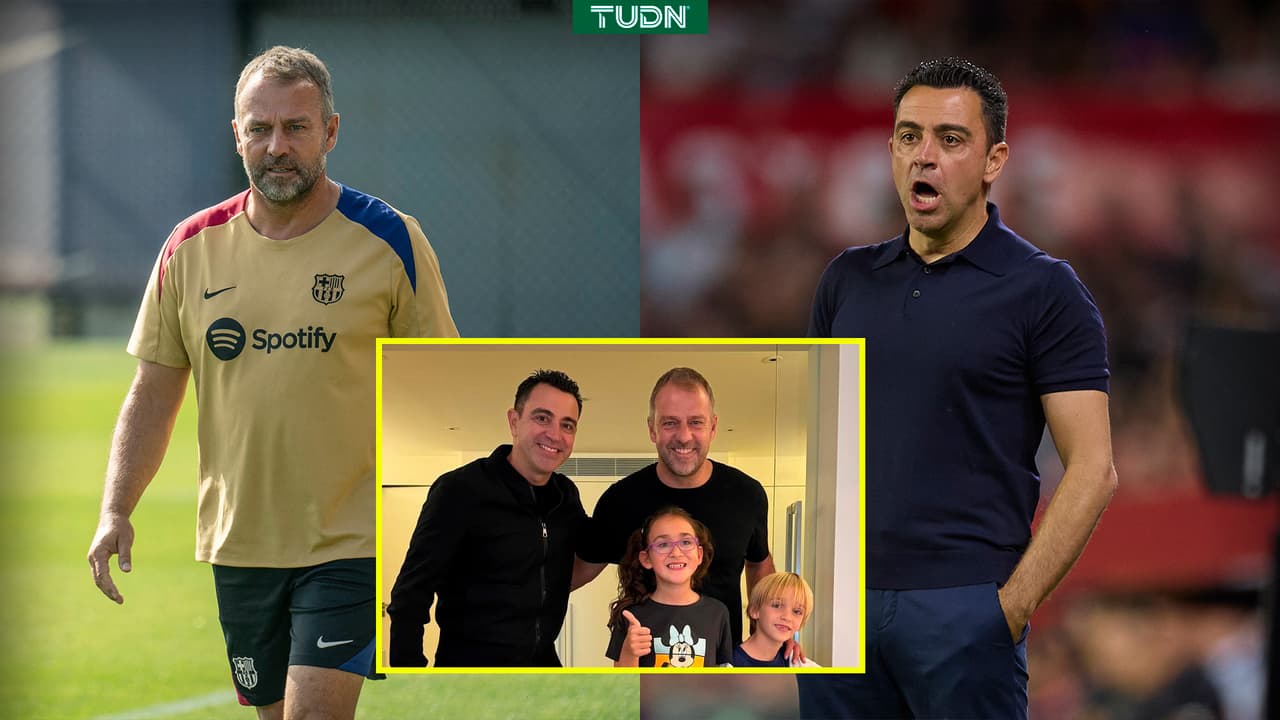 ¡Xavi Hernández y Hansi Flick¡ Encuentro culé de alto nivel