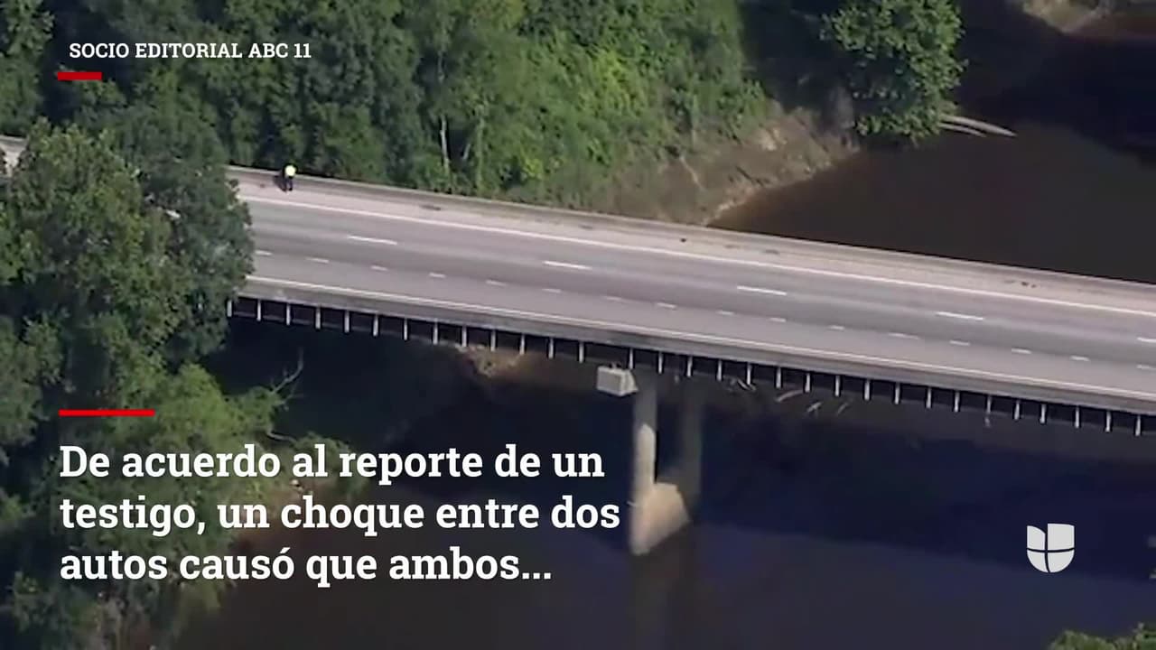 Dos vehículos caen al río Cape Fear y rescatistas buscan a posibles sobrevivientes 